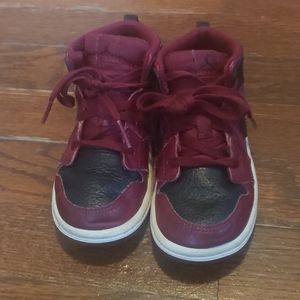 Kids Black/Red Air Jordan